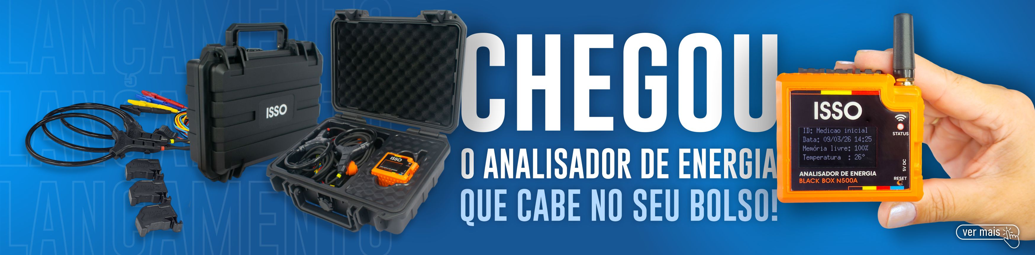 Analisador de energia ISSO Black Box NANO